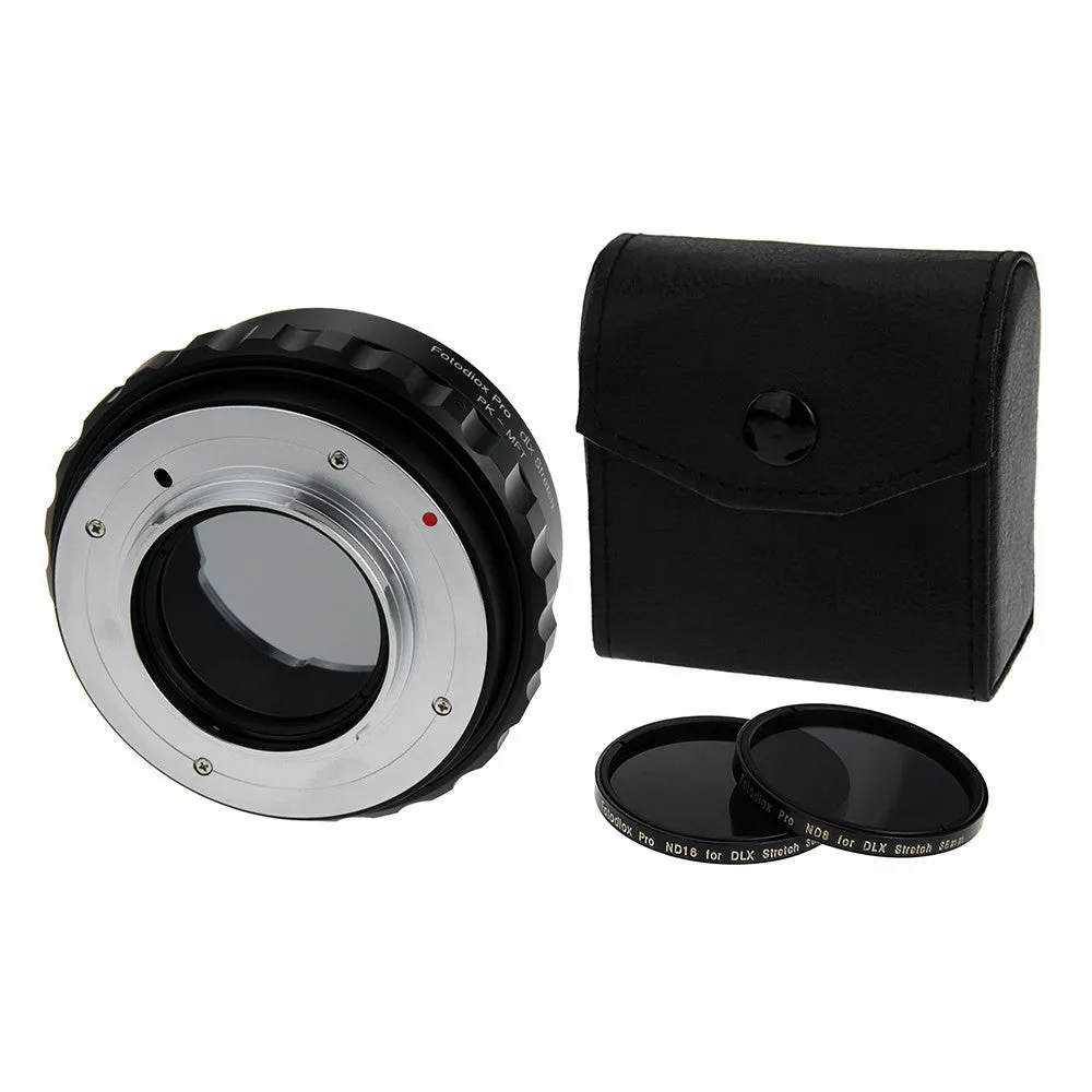 Fotodiox DLX Stretch Lens Mount Adapter - Pentax K Mount (PK) SLR Lens to Micro Four Thirds (MFT, M4/3) Mount Mirrorless Camera Body with Macro Focusing Helicoid and Magnetic Drop-In Filters