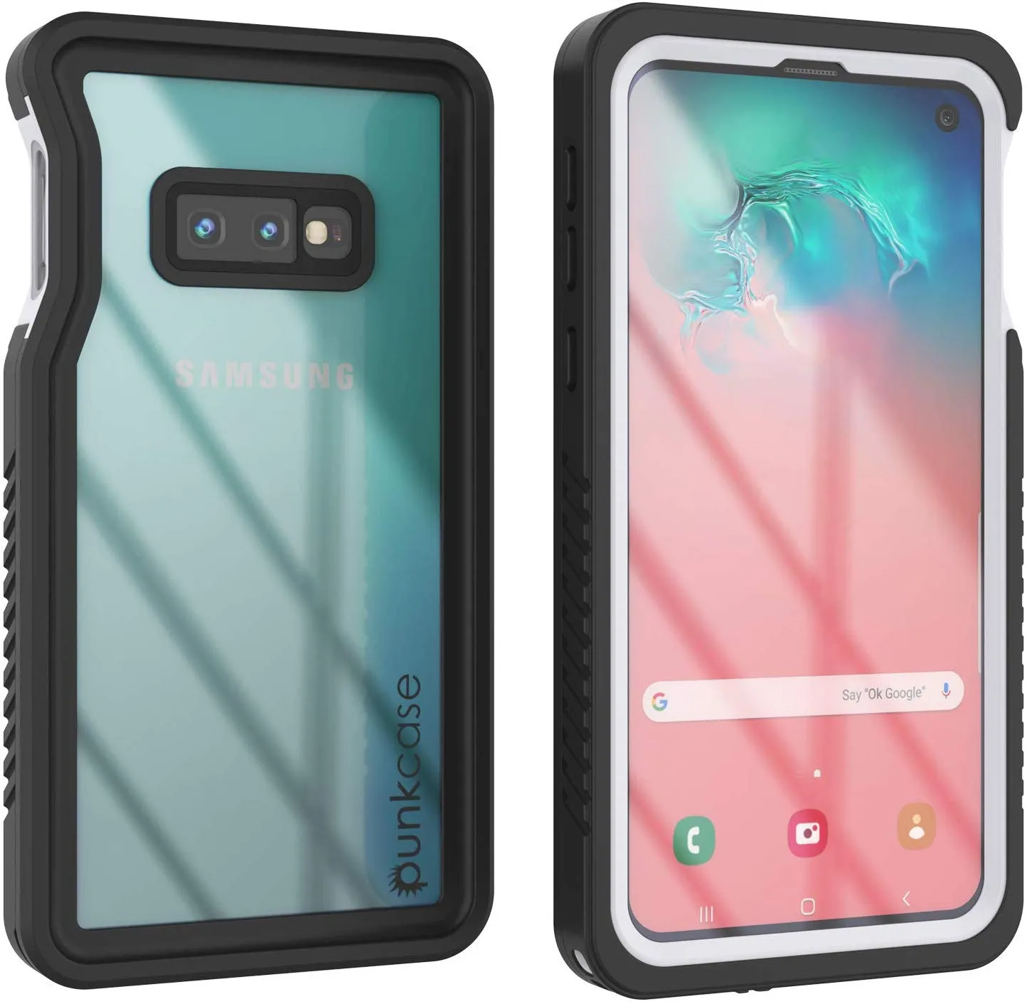 Galaxy S10e Water/Shock/Snow/dirt proof Punkcase Slim Case [White]