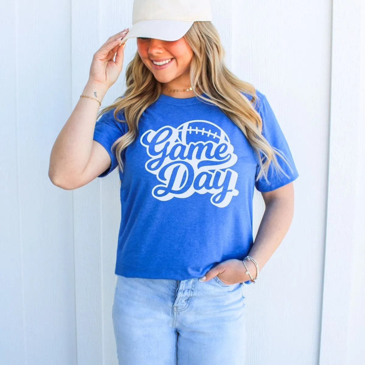 Game Day Script Football Graphic Tee