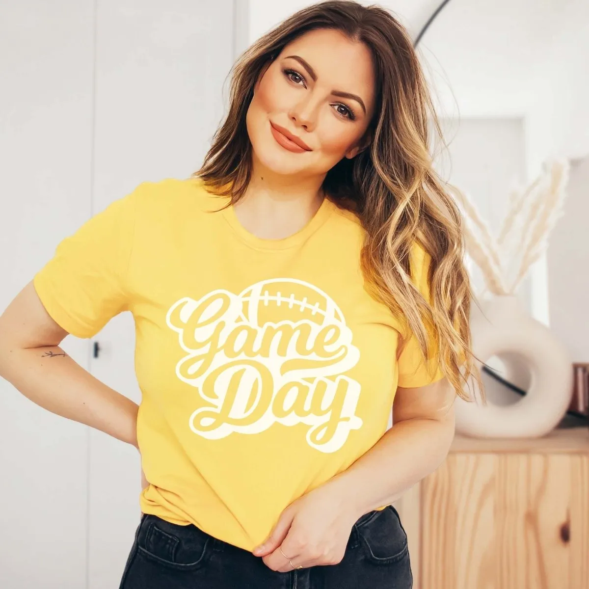 Game Day Script Football Graphic Tee