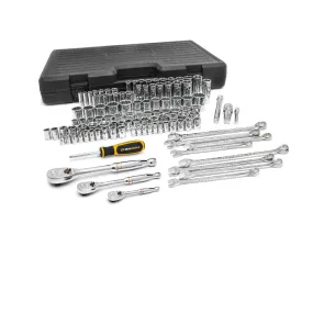 GearWrench 89058 110 Pc. 1/4", 3/8" & 1/2" Drive 6 & 12 Point Standard & Deep SAE/Metric Mechanics Tool Set