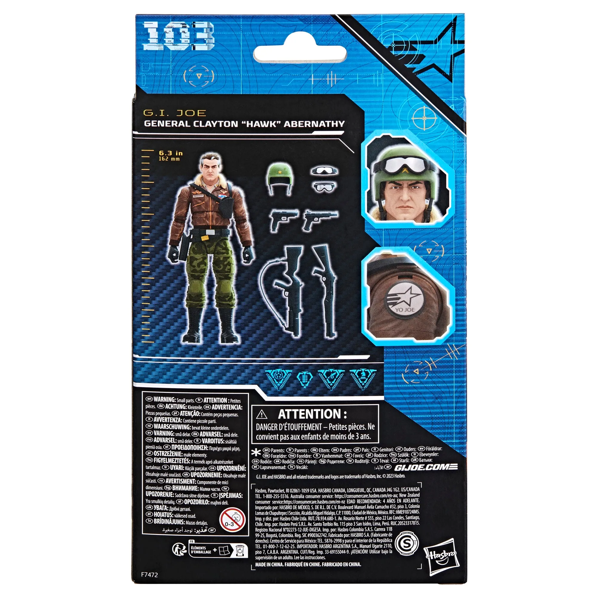 G.I. Joe Classified Series General Clayton "Hawk" Abernathy, 103