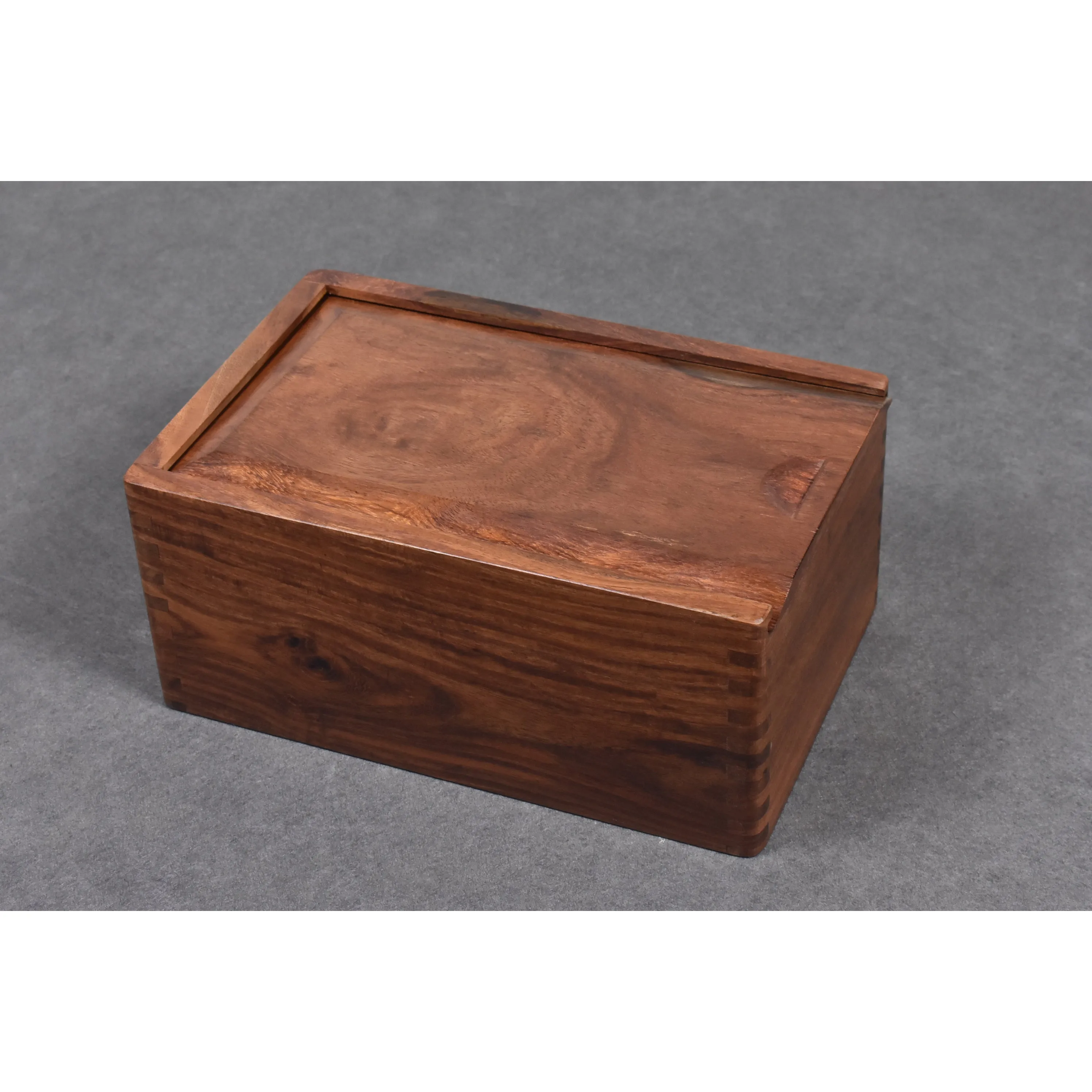 Golden Rosewood Chess Pieces Storage Box For 3 to 4 inch chessmen set