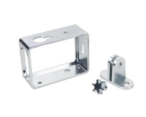 GoPro Style Frame Mount for Xiaomi Yi Sport Cam Action Camera - Silver