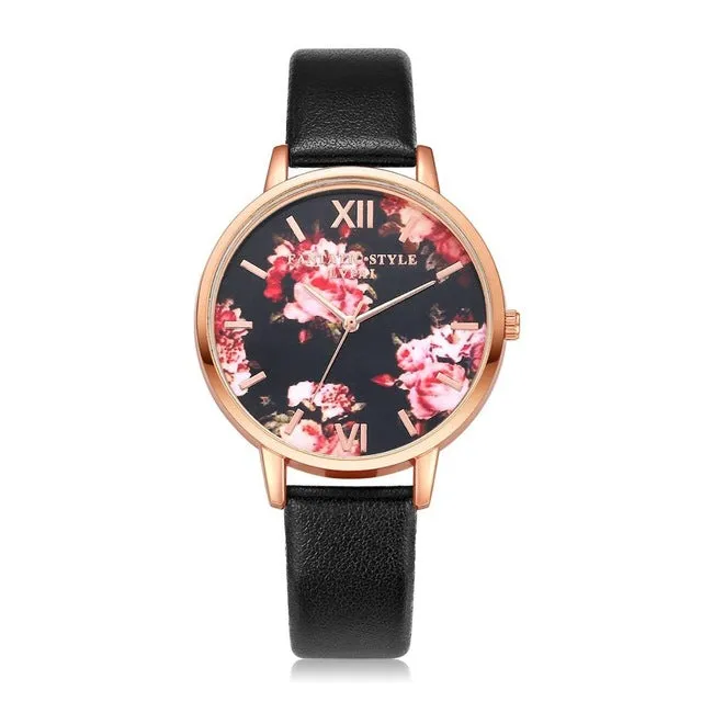 High Quality Fashion Leather Strap Watch