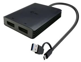 I-Tec Usb-A/C 2X Dp Adapter