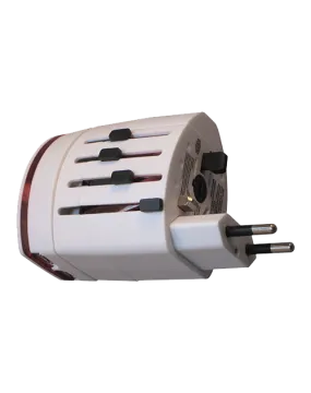 International Plug Adapter with 2 USB ports (#149)