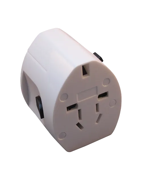 International Plug Adapter with 2 USB ports (#149)