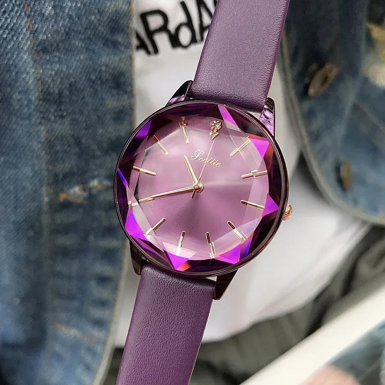 Irregular Mirror Durable Women's Watch