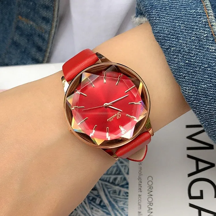 Irregular Mirror Durable Women's Watch