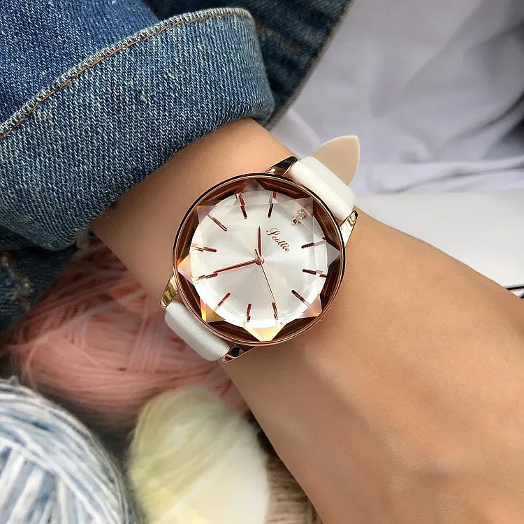 Irregular Mirror Durable Women's Watch