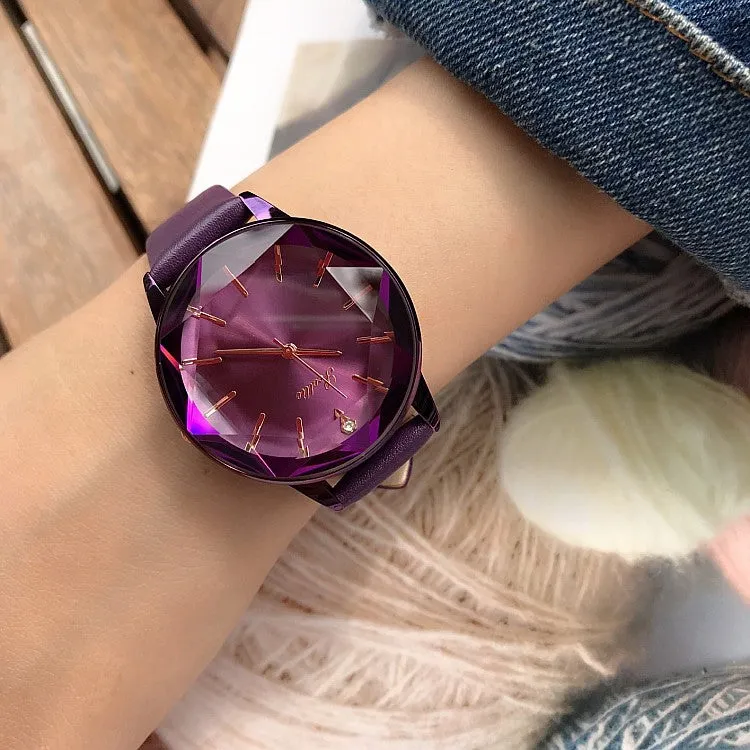 Irregular Mirror Durable Women's Watch