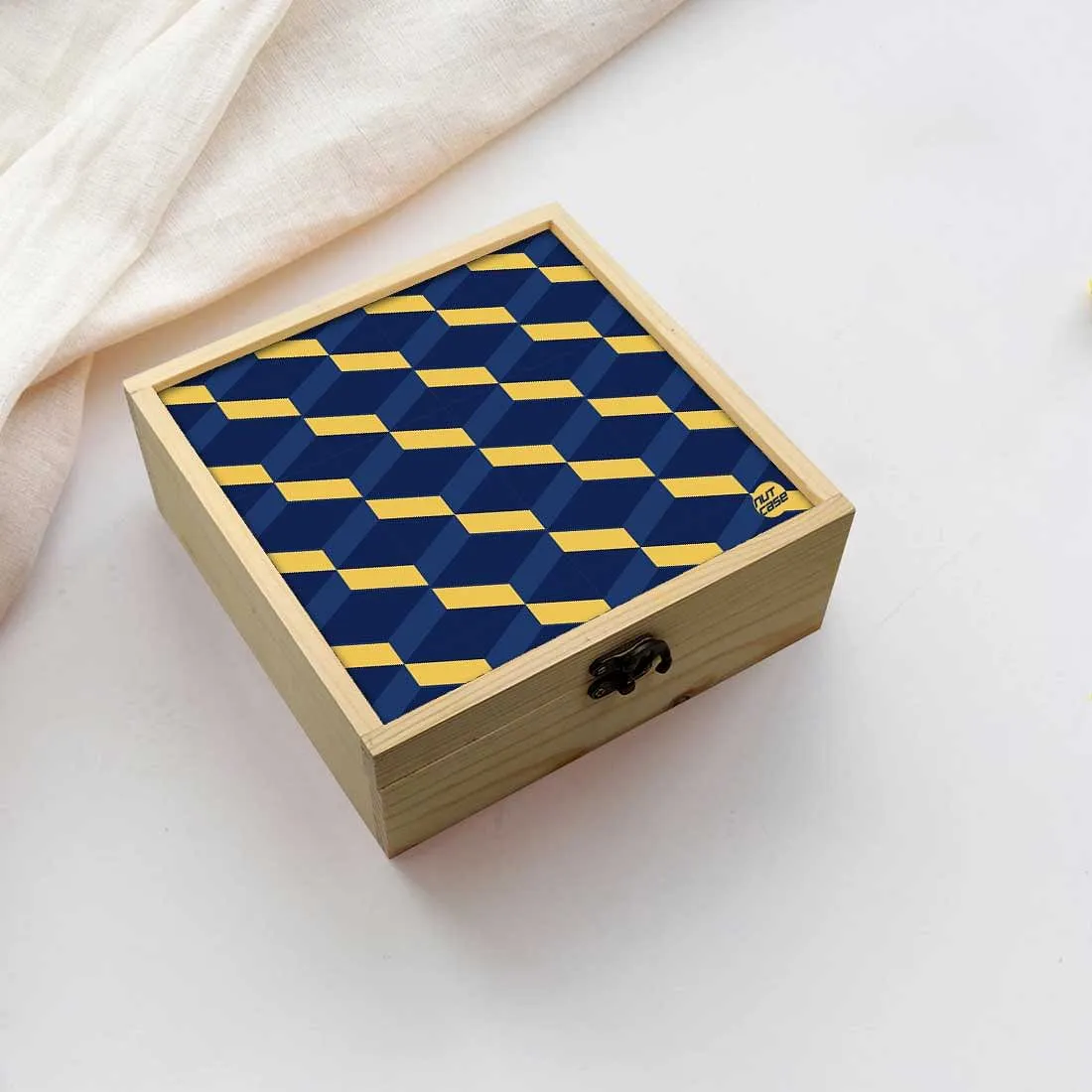 Jewellery Box Makepup Organizer -  Hexa Pattern