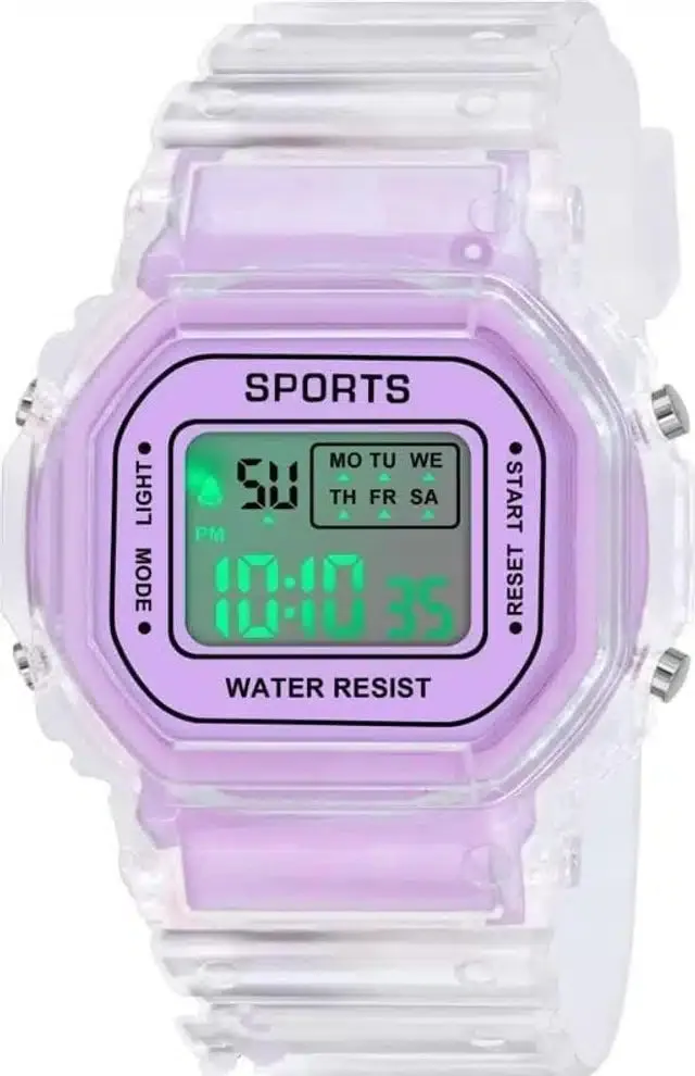 Kids Waterproof Seven Light Sports Watch (Purple)