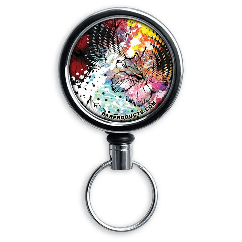 Kolorcoat™ Mini Opener with Retractable Reel  - Painted Floral