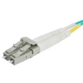 LC/UPC to SC/UPC OM2 Duplex 2.0mm Fiber Optic Patch Cord, OFNR, Multimode 50/125, Orange Jacket, Beige Connector, 2 meter (6.6 ft)