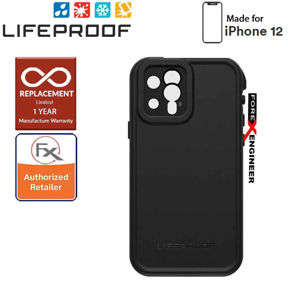 Lifeproof FRE Waterproof Case for iPhone 12  5G 6.1" - Black (Barcode: 840104249574 )