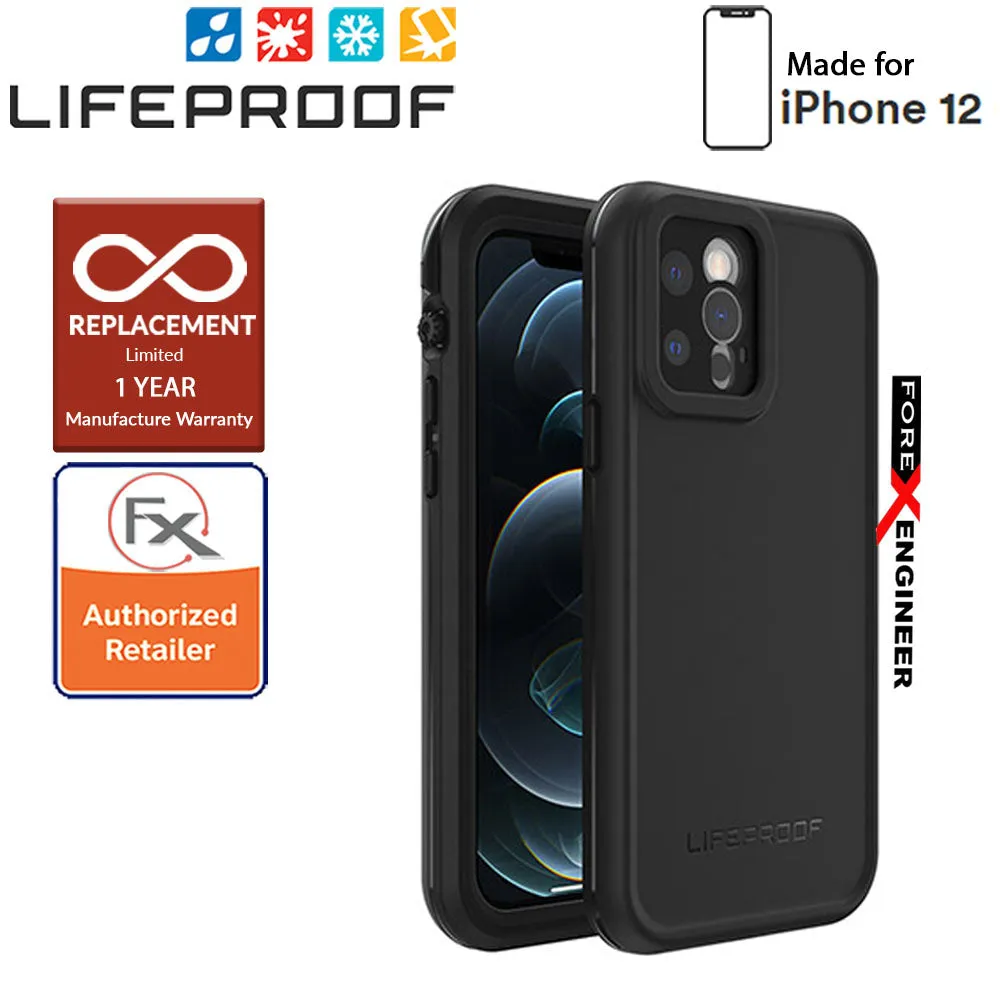 Lifeproof FRE Waterproof Case for iPhone 12  5G 6.1" - Black (Barcode: 840104249574 )