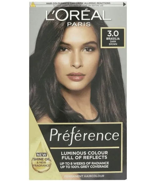 Loreal Paris Preference Infinia Permanent Color 3 Brasilla