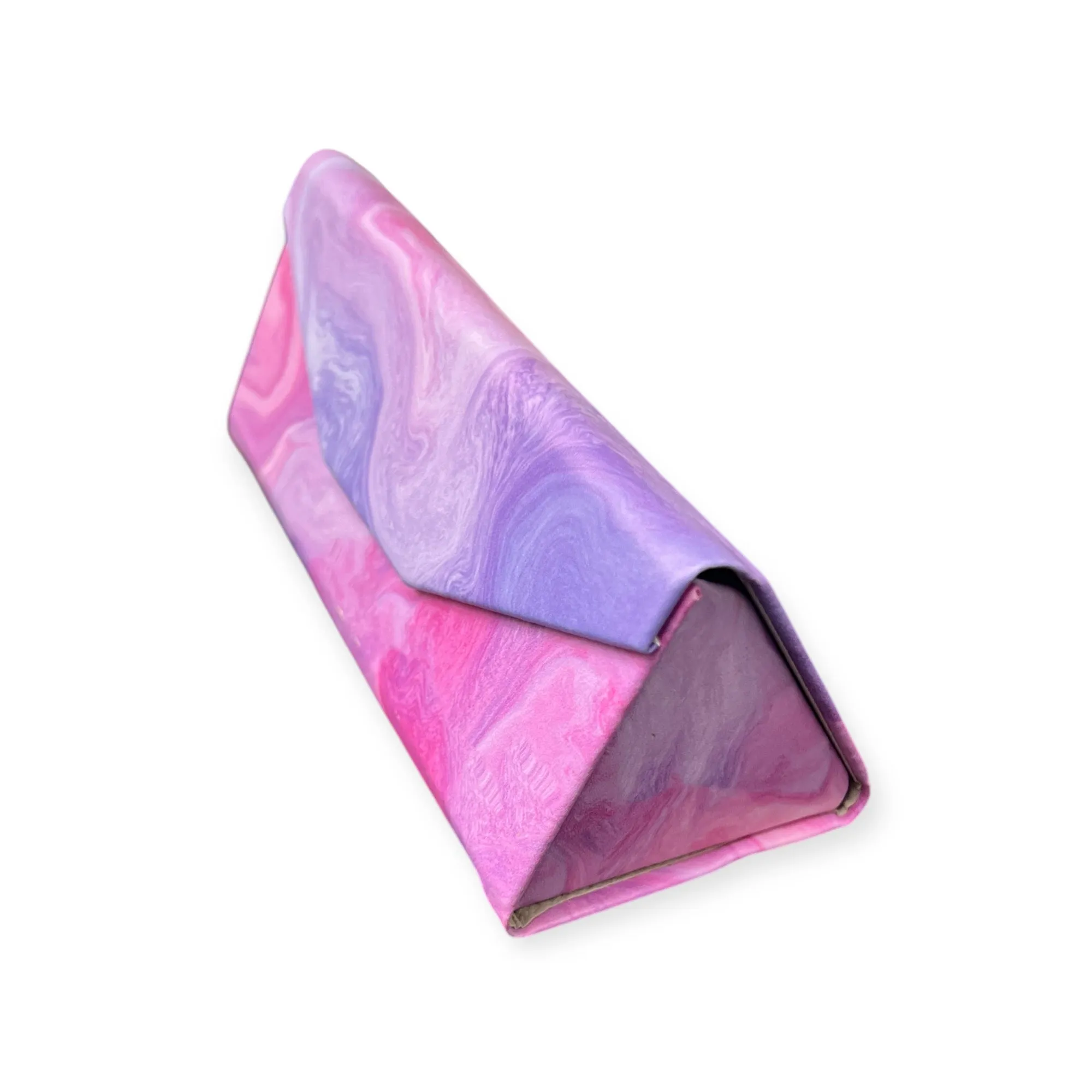 Lush Foldable Glasses Case - Purple/ Pink