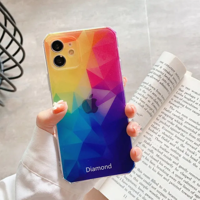 Luxury Fashion Colourful Diamond Phone Case For iPhone