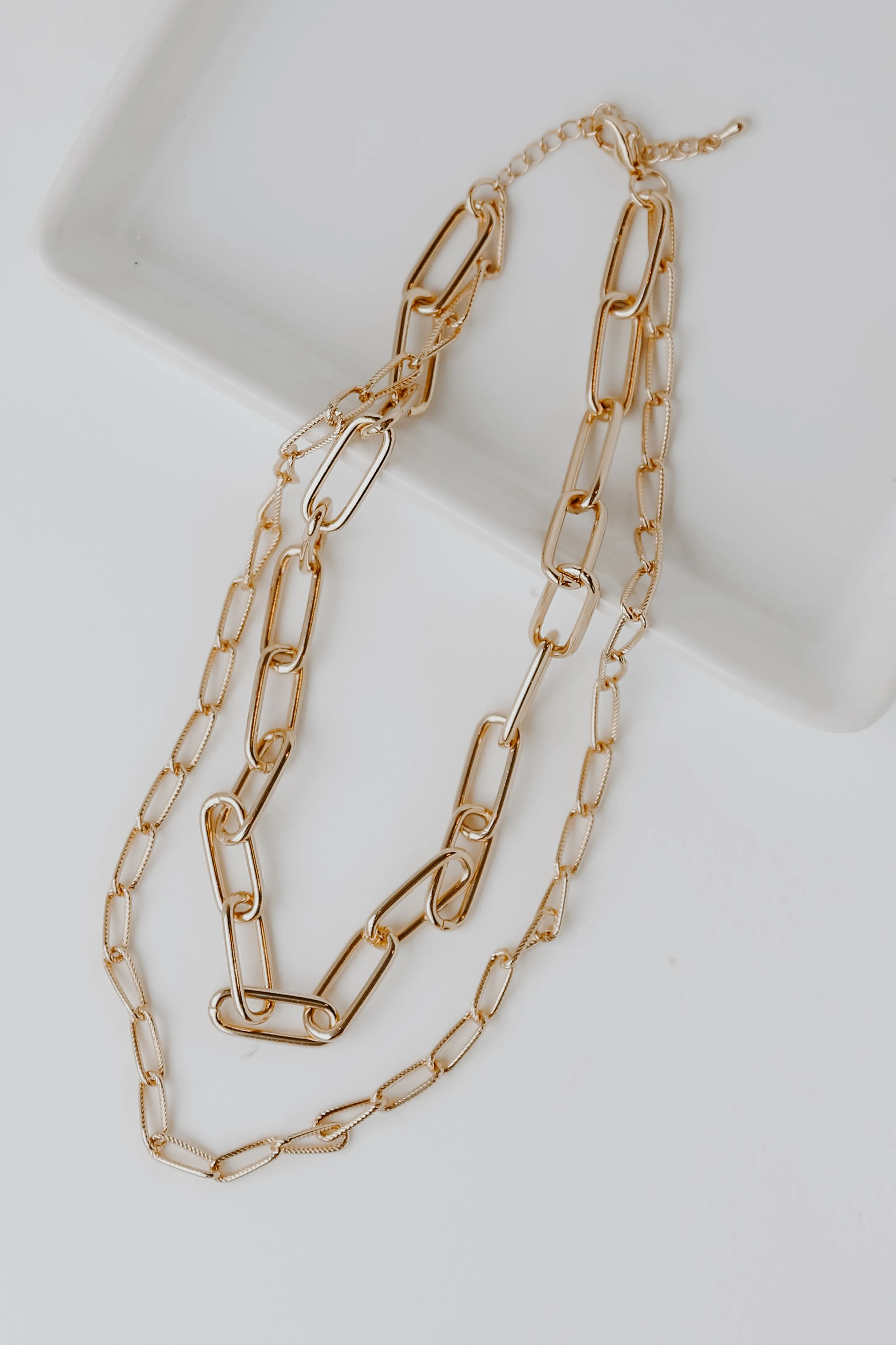 Madi Gold Layered Chain Necklace