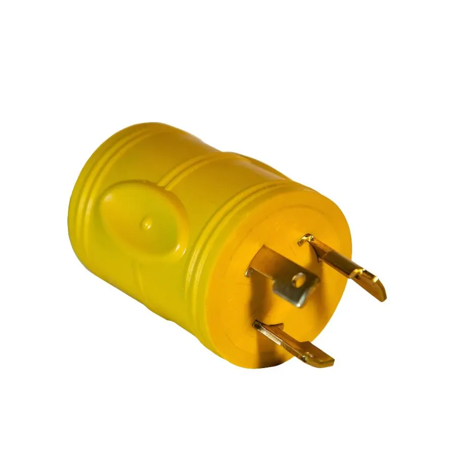 Marine Plug Adapter 30A 125V Male to 15A 125V Female