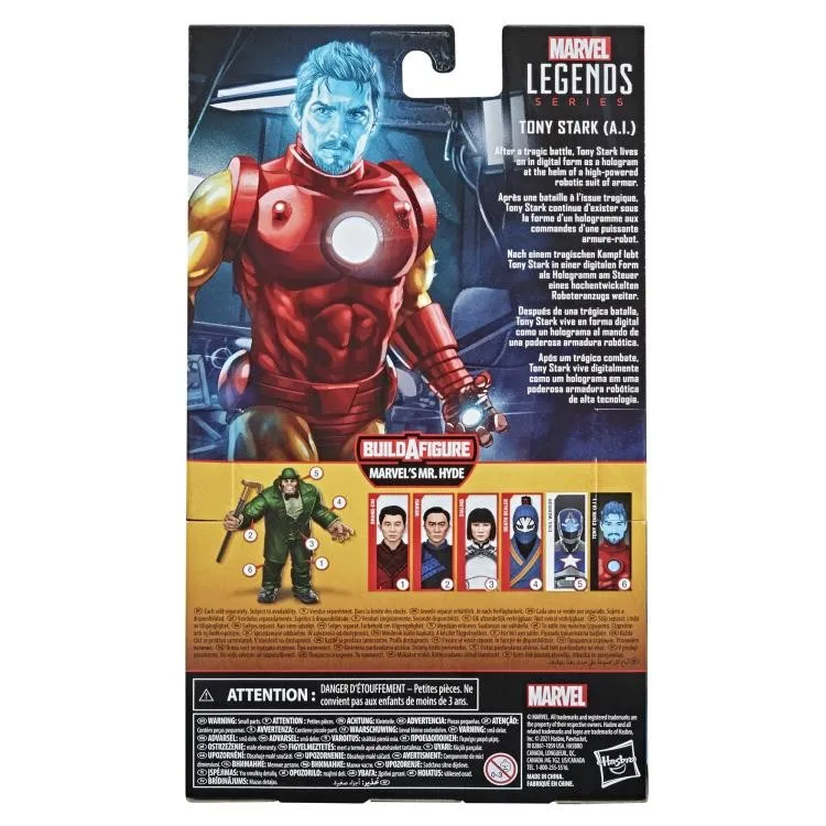 Marvel Legends Series Tony Stark (A.I.) 6" Inch Action Figure - Hasbro *SALE!* *BOX HAS BEEN OPENED*