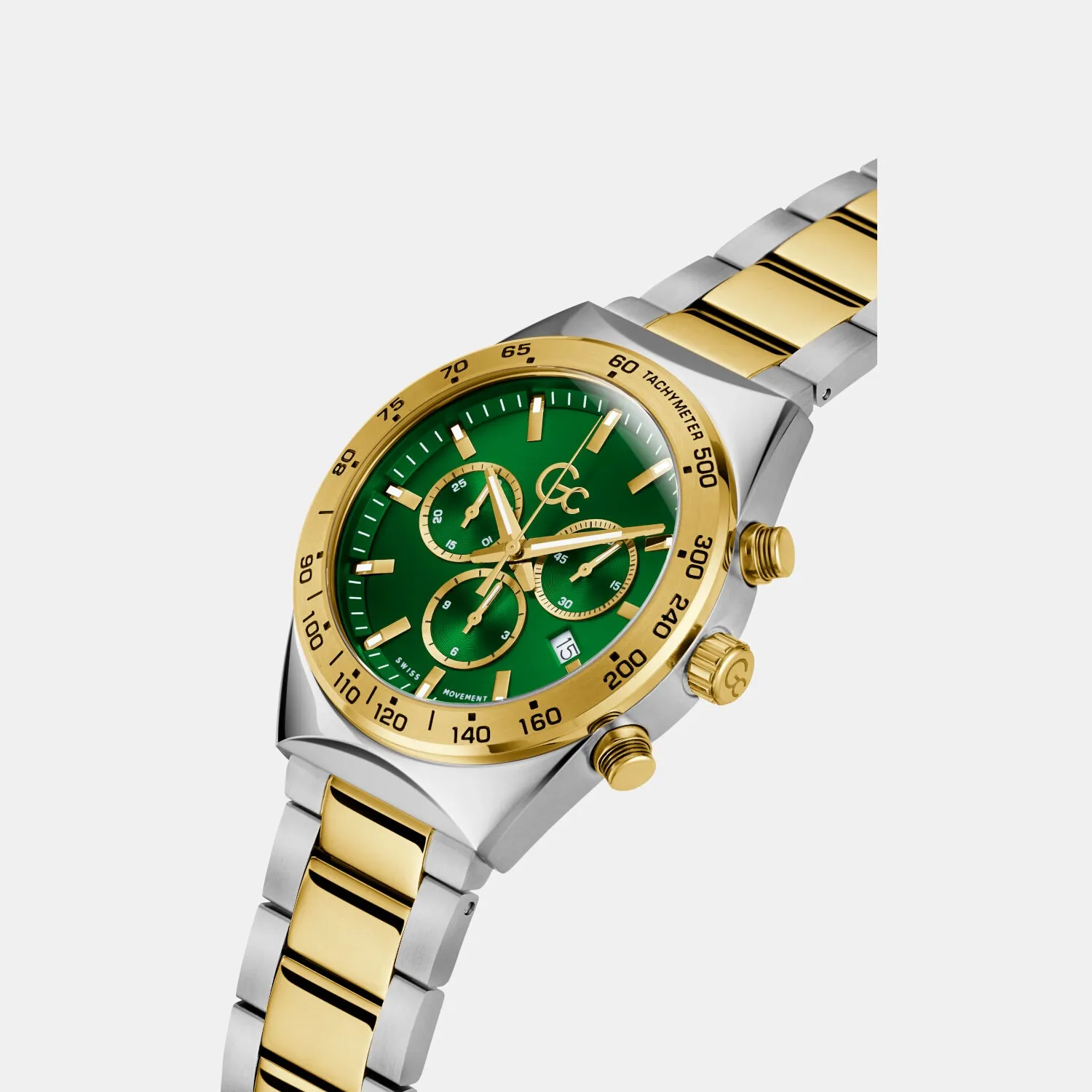 Men's Green Chronograph Stainless Steel Watch Z17001G9MF