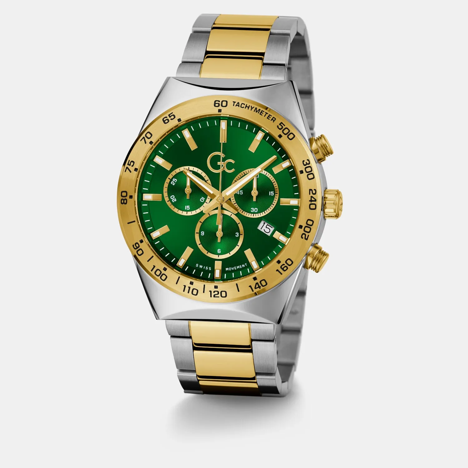 Men's Green Chronograph Stainless Steel Watch Z17001G9MF