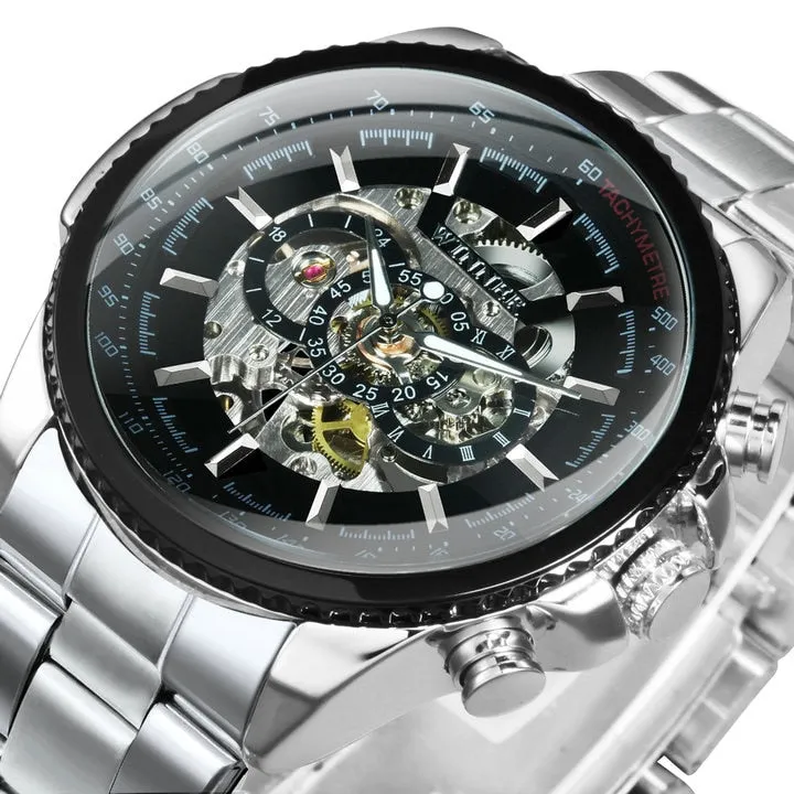 Men's Skeleton Automatic Mechanical Wrist Watch