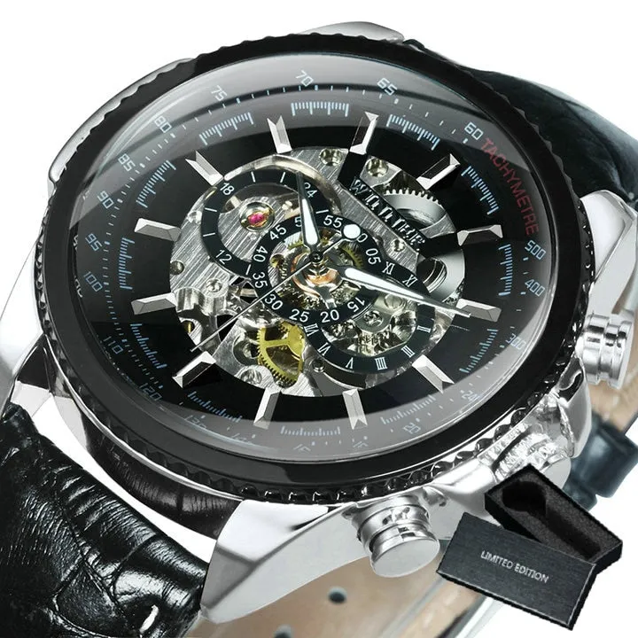 Men's Skeleton Automatic Mechanical Wrist Watch