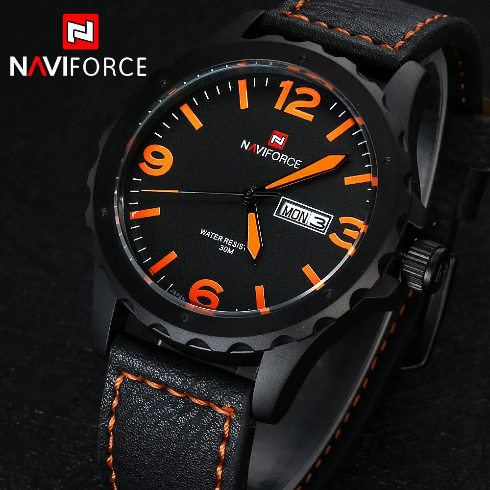 Mens Watches Top Brand Luxury Men's Quartz Watch Analog Display Date Watches for Men