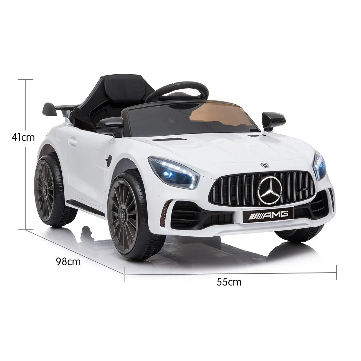 Mercedes-AMG GTR Kids Electric Ride On Car w/ Remote Control