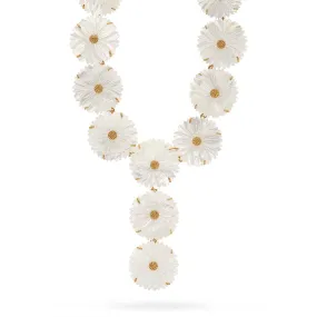 Mermaid Garden Floral Convertible Necklace, 16" 2'' - MOP