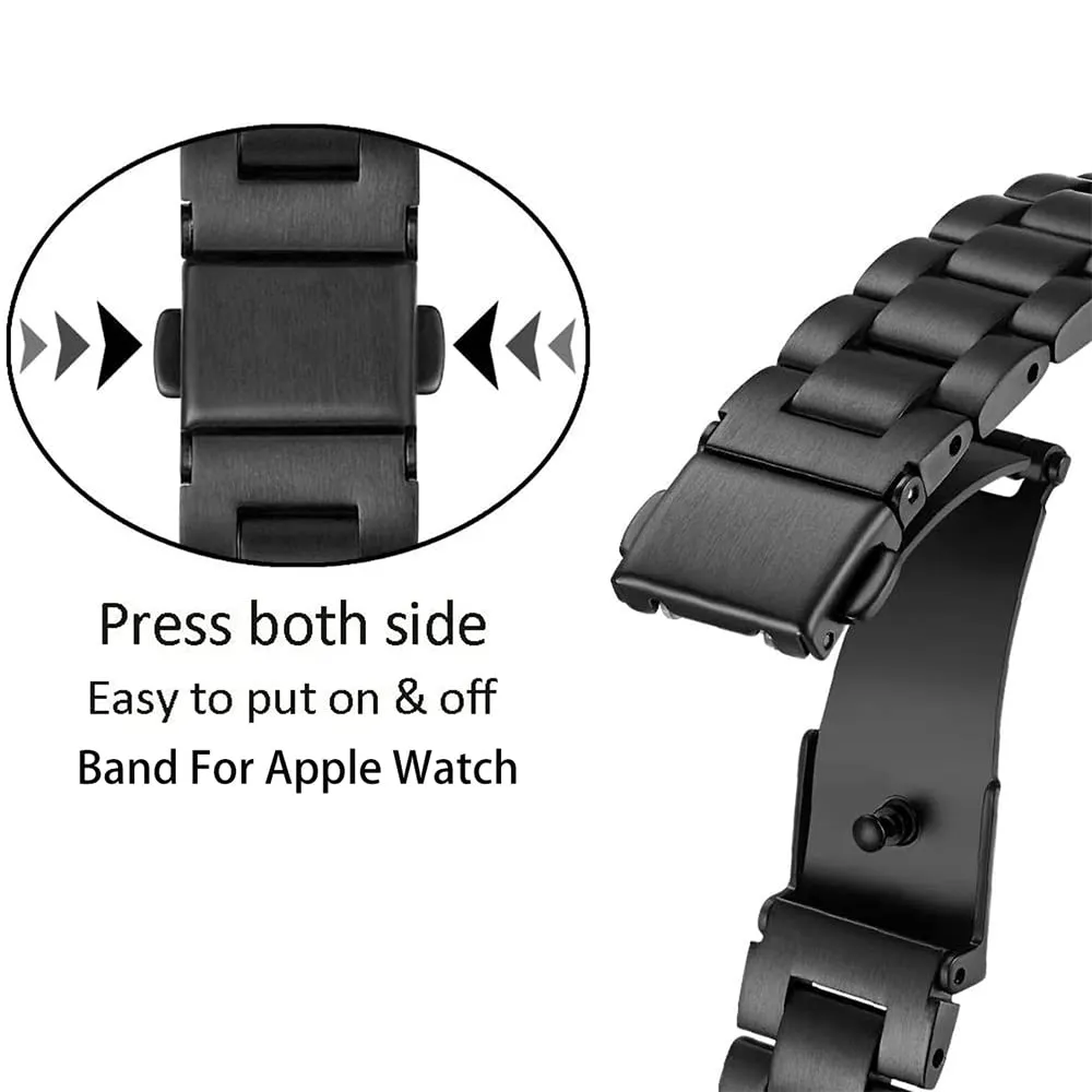 Metal Strap for Xiaomi Redmi Smart Band 2 -Black