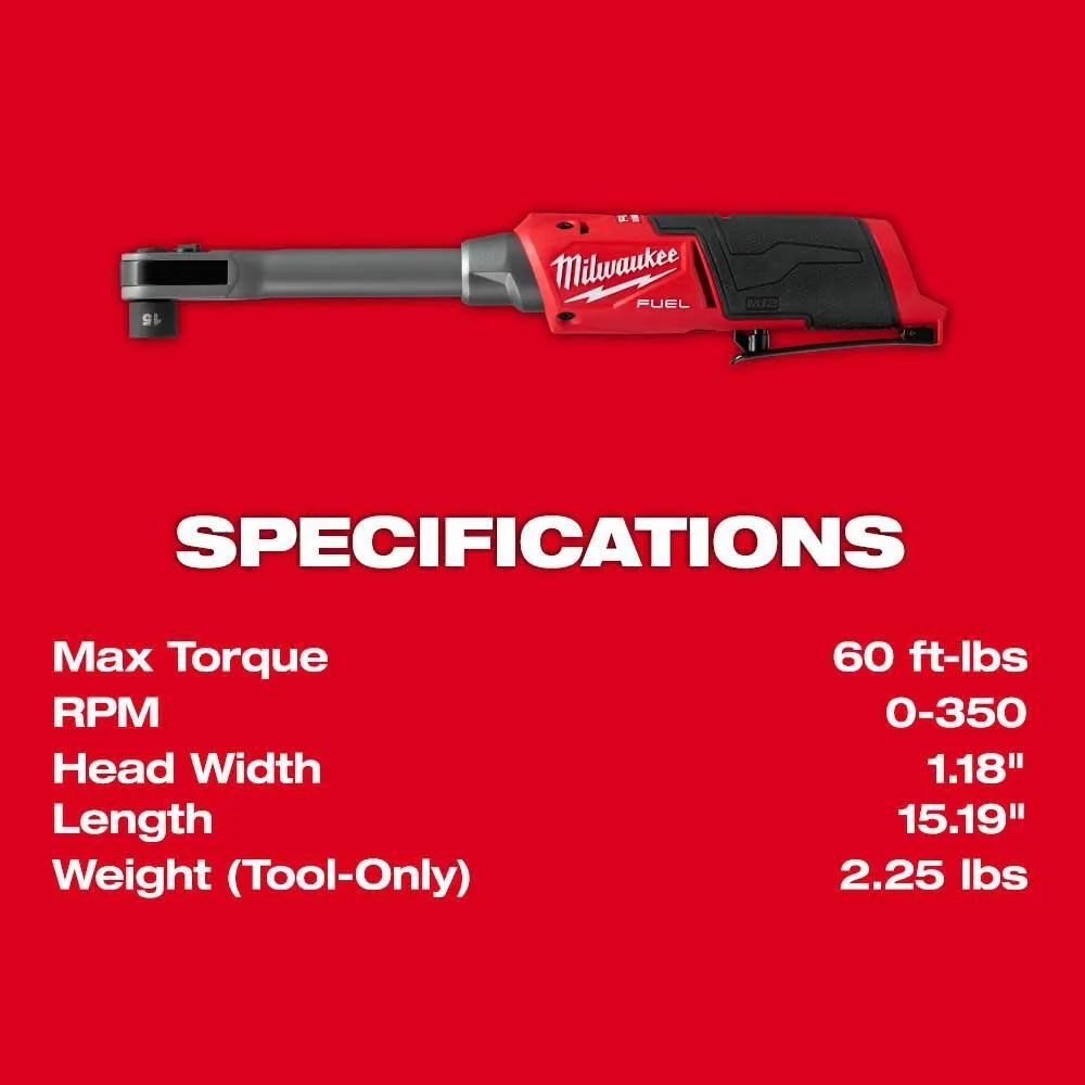 Milwaukee 3050-20 M12 FUEL INSIDER Extended Reach Box Ratchet