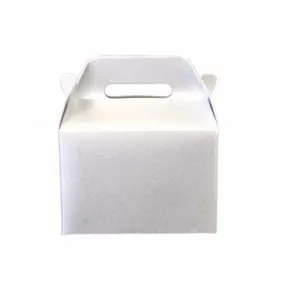 Mini Gable Boxes - SPARKLE WHITE (Set of 48)