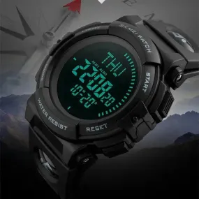 Moment Beauty Fashion Multifunctional Men's Watch Outdoor Compass Digital Watch