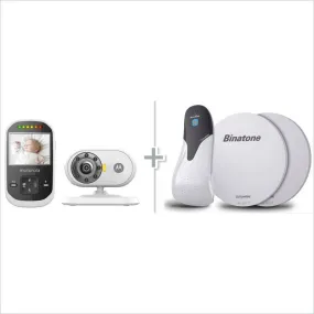 Motorola Video Baby Monitor and Babysense Infant Movement Monitor Set