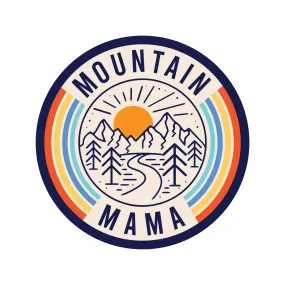 Mountain Mama Vinyl Sticker - Forest