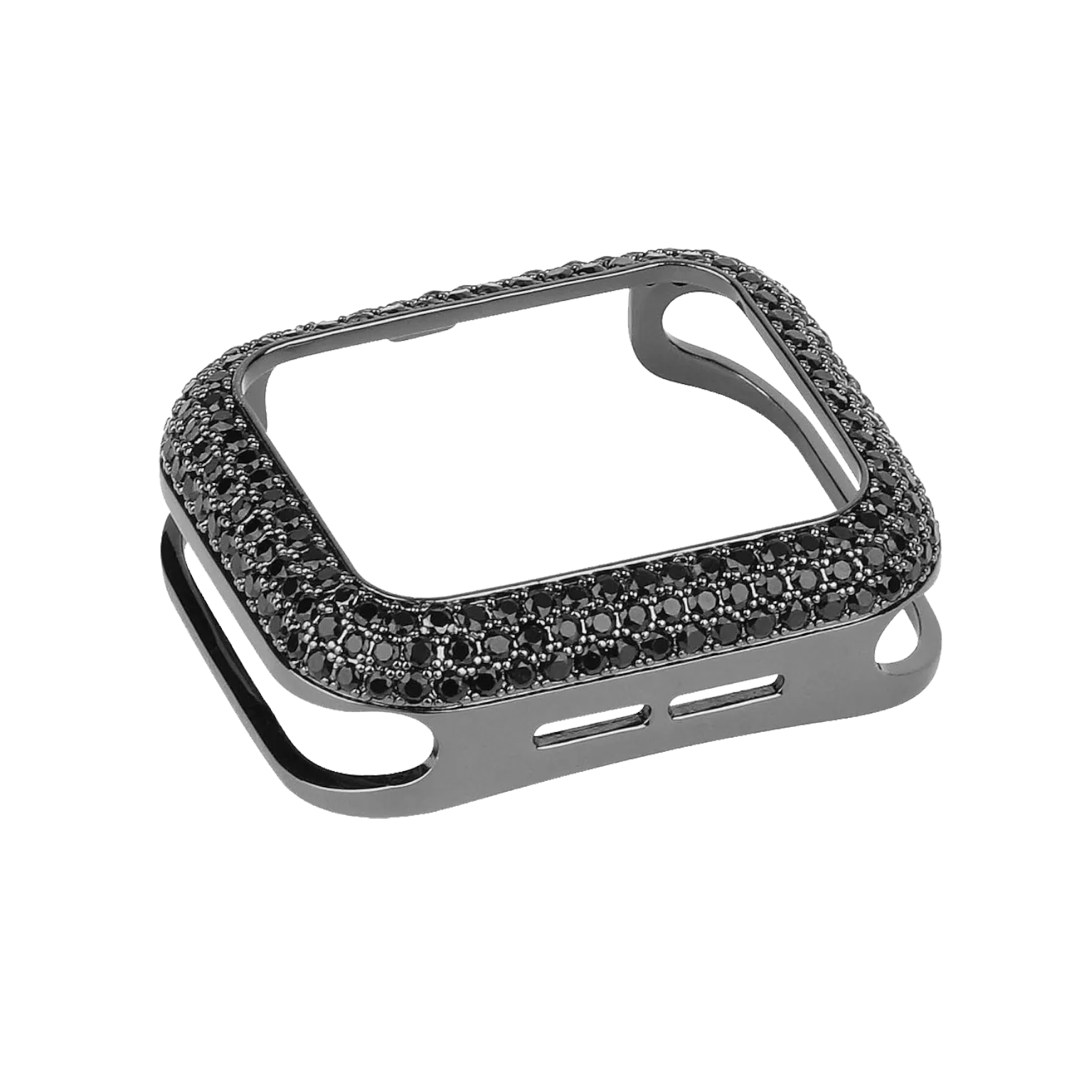 Multi Crystal Apple Watch Case - All Black