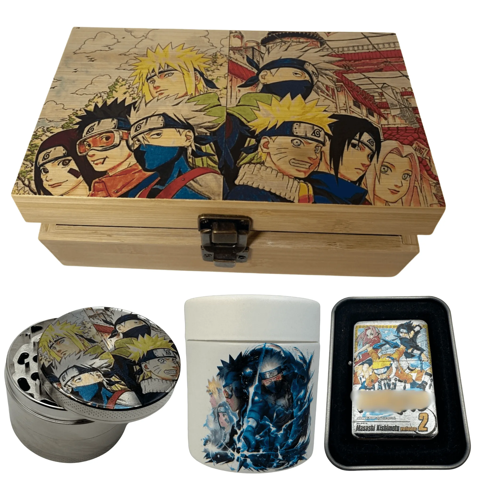 Naruto Team Minato Bamboo Stash Box Set