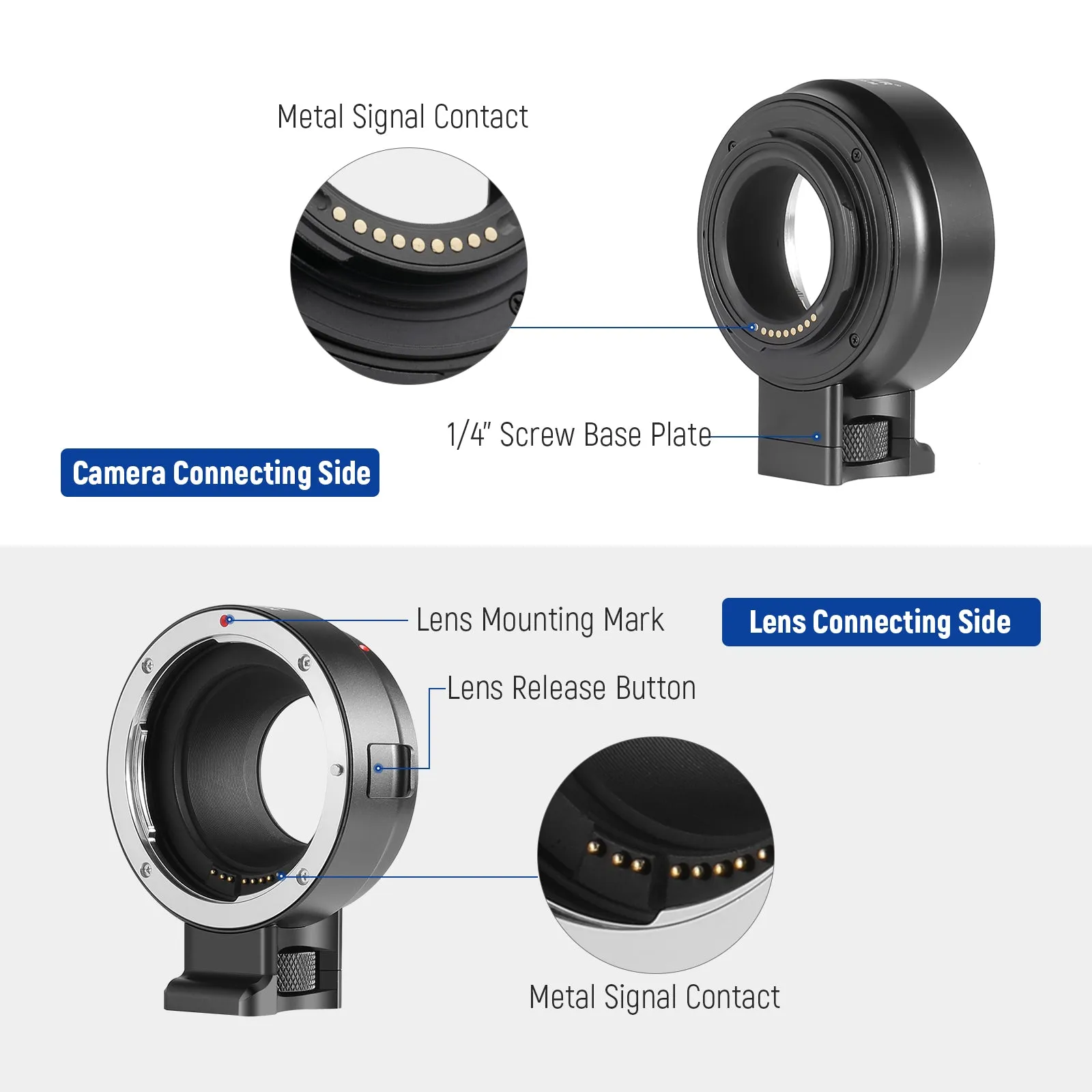 NEEWER EF to EOS M Mount Adapter