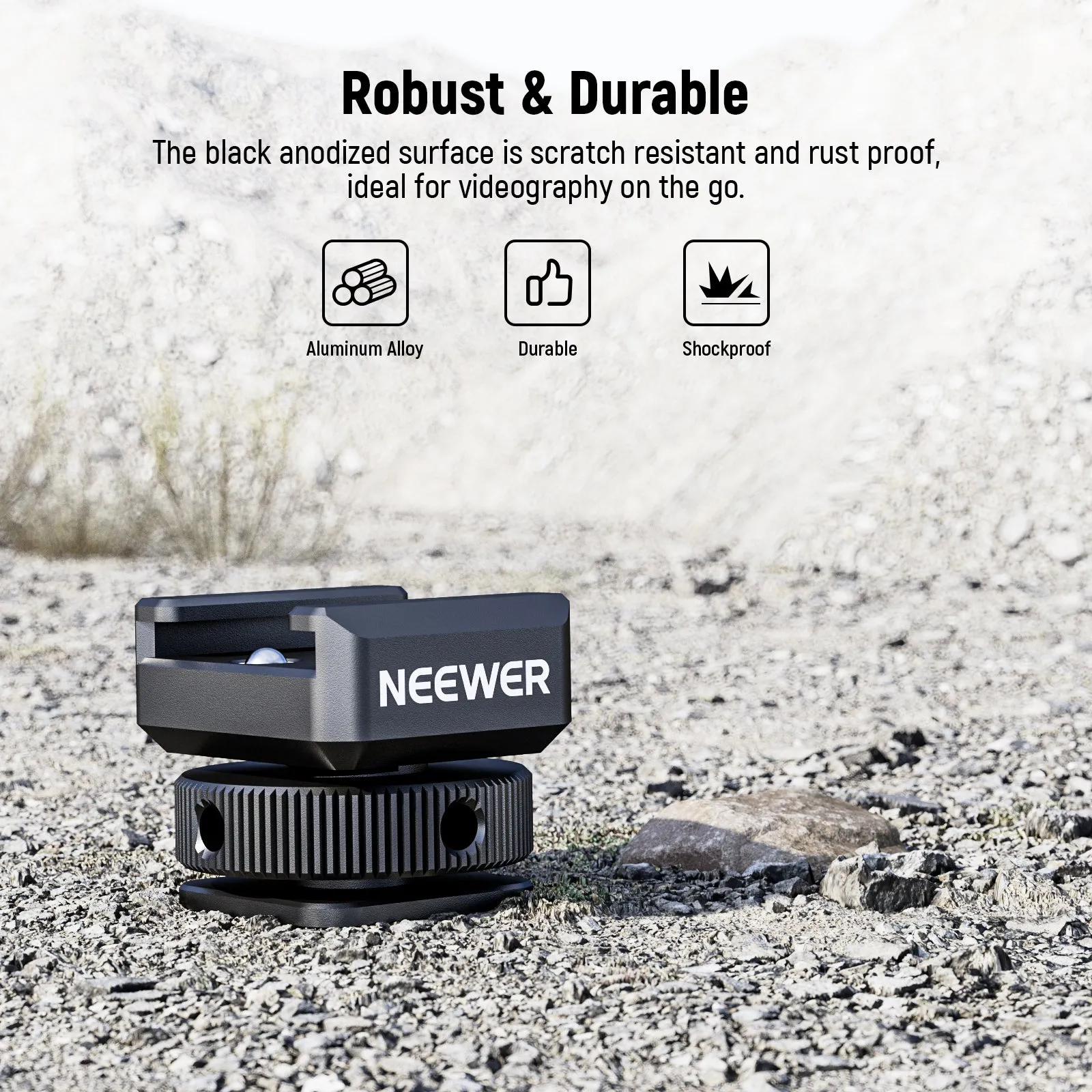 NEEWER UA030 Cold Shoe Mount Adapter For DJI Wireless Microphone