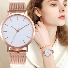 New Woman Watch Fashion Rose Gold Silver Luxury Ladies Watch For Women reloj mujer saat relogio zegarek damski Bayan Kol Saati