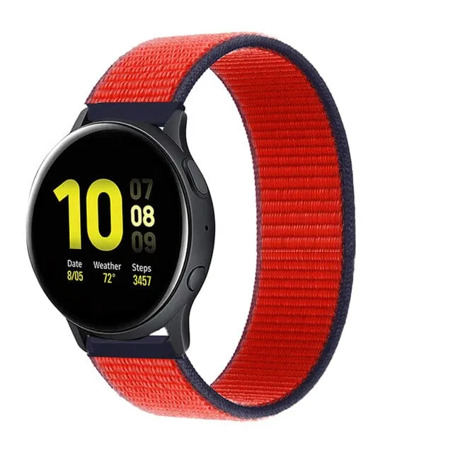 Nylon Sports Loop Watch Straps Compatible with the Garmin Venu SQ 2