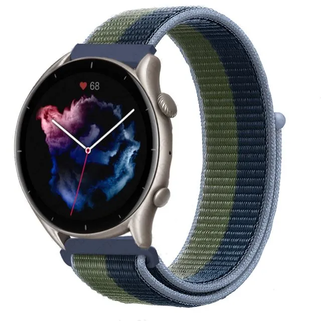 Nylon Sports Loop Watch Straps Compatible with the Huawei GT 42mm