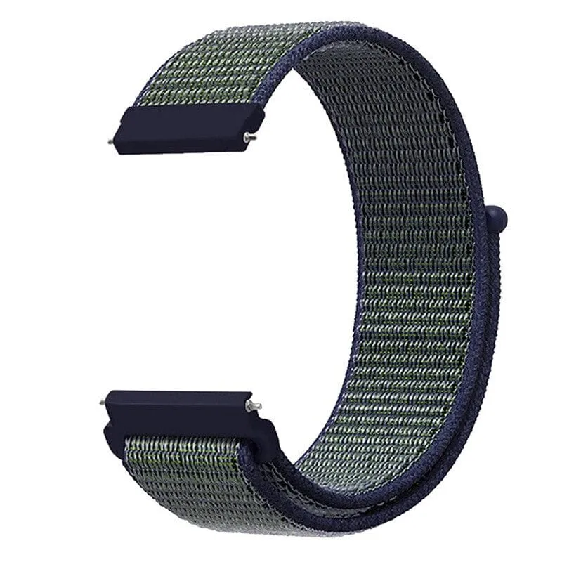 Nylon Sports Loop Watch Straps Compatible with the Universal 22mm Straps