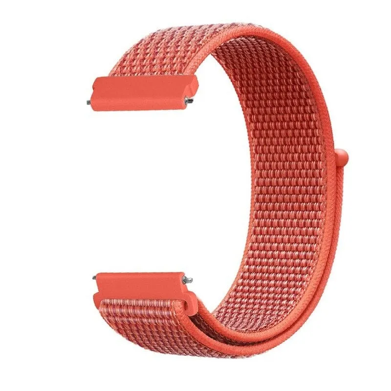 Nylon Sports Loop Watch Straps Compatible with the Universal 22mm Straps